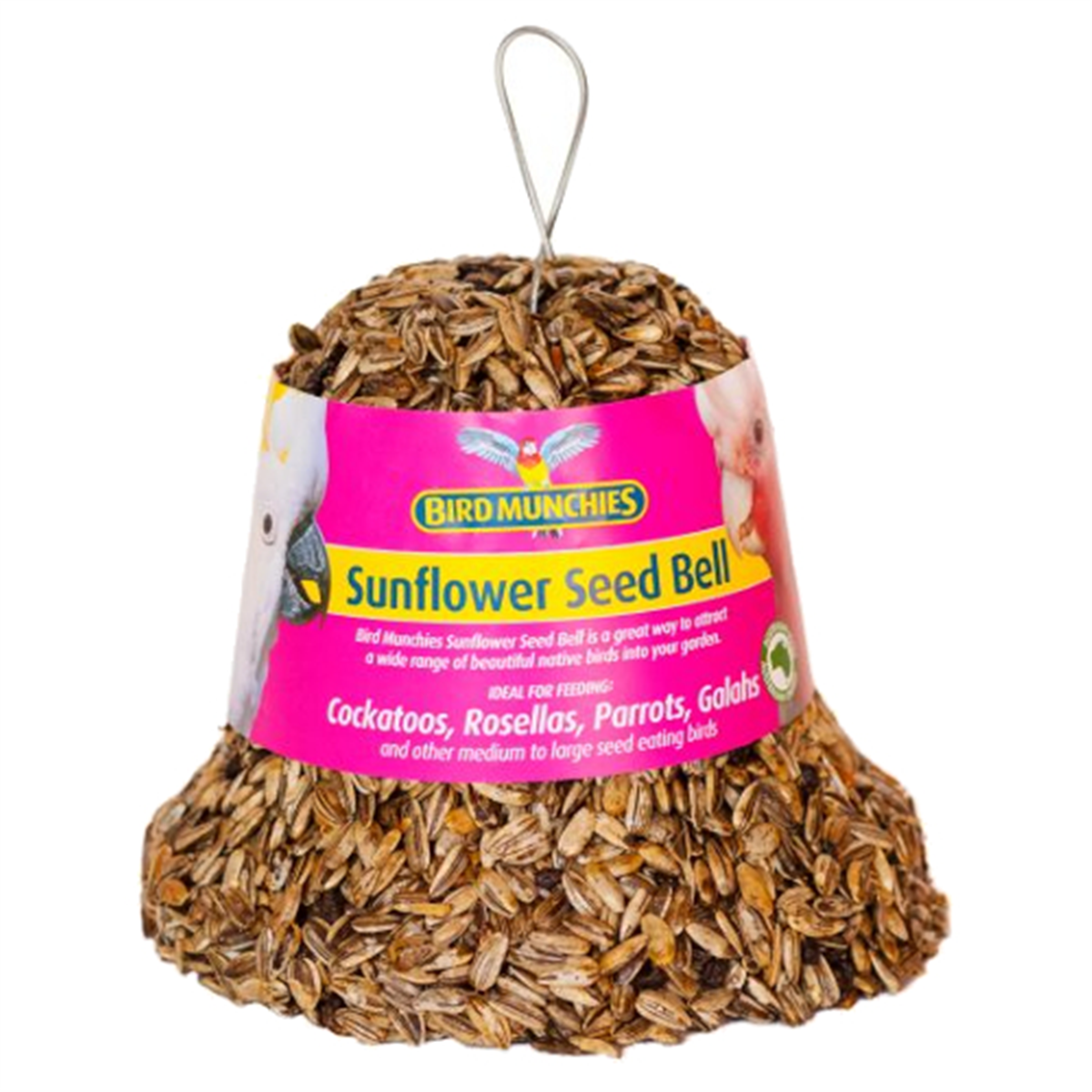 Bird Munchies Sunflower Seed Bell Bird Treat | Raymonds Warehouse