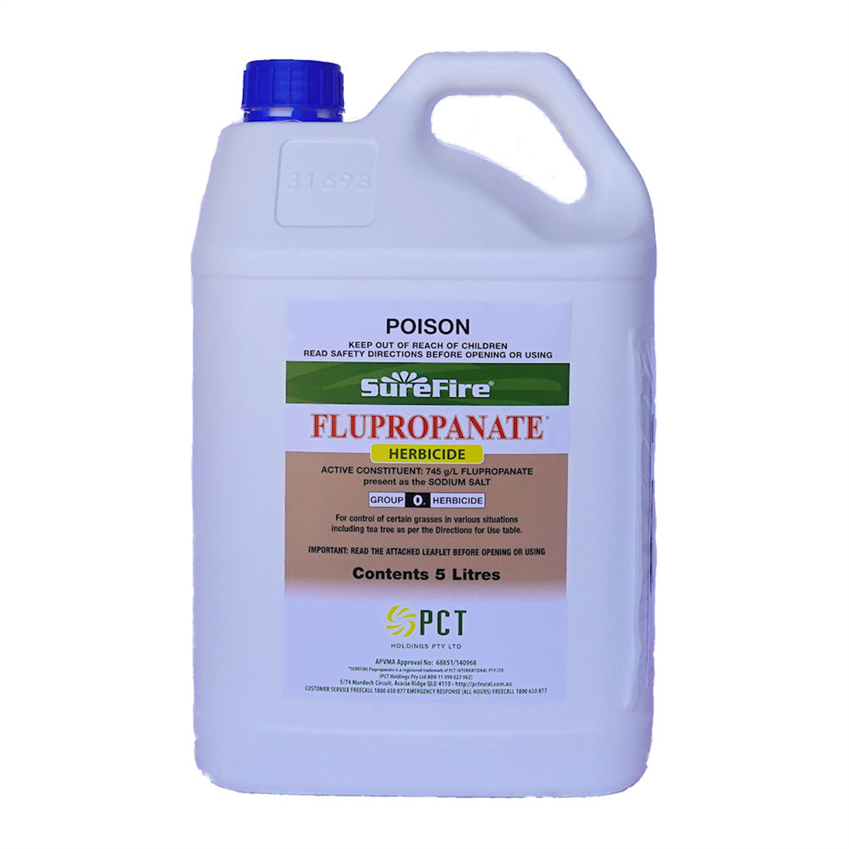 tussock herbicide PCT SureFire Herbicide Flupropanate– Raymonds Warehouse