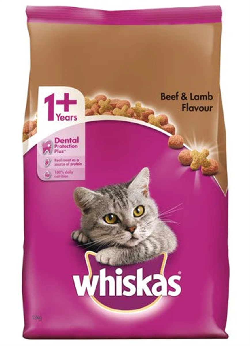 Whiskas Vitabites Beef and Lamb Dry Cat Food Raymonds Warehouse