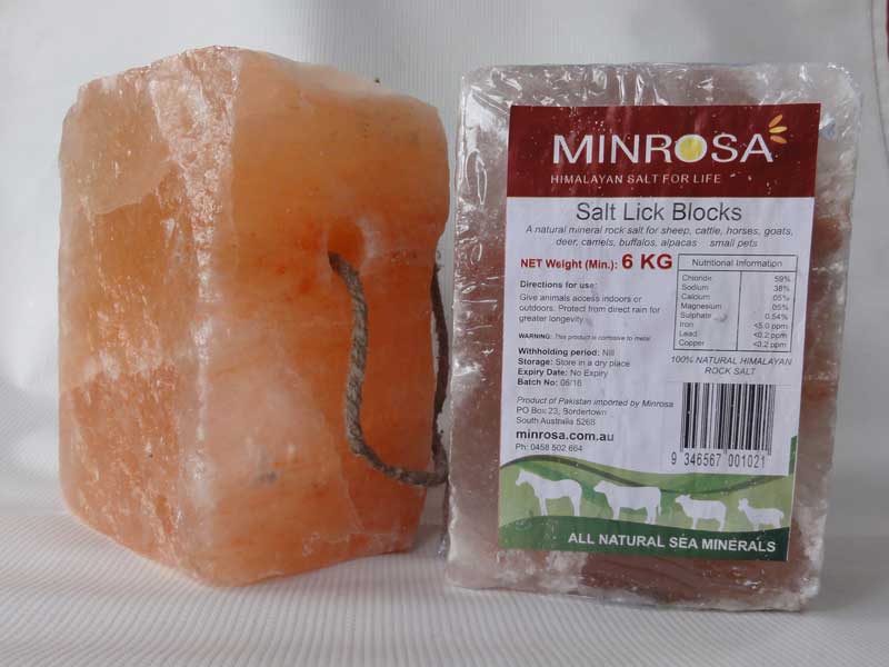 Minrosa Salt Lick For Horses - Raymonds Warehouse