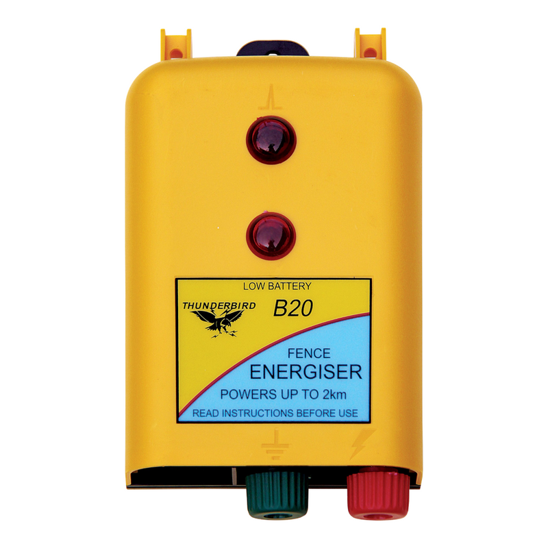 Thunderbird Small Medium Battery Fence Energiser