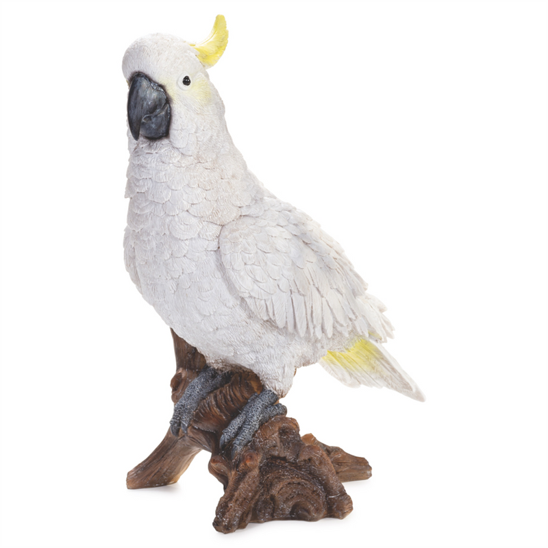 Takasho Cockatoo on Stump Figurine