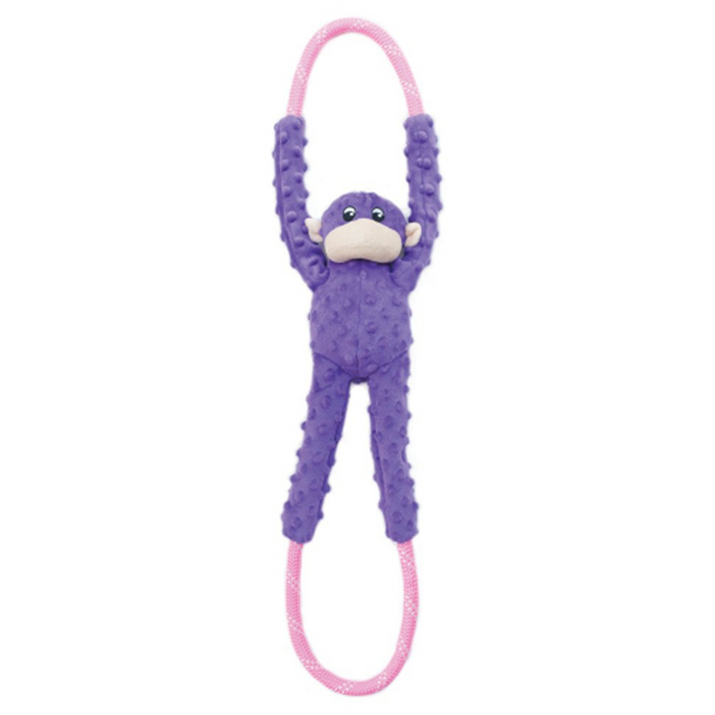 ZippyPaws RopeTugz Monkey Purple