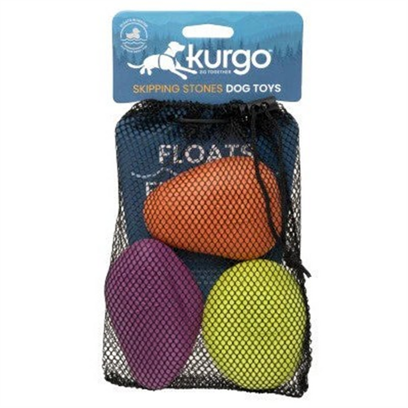 Kurgo Skipping Stones Floating Fetch Dog Toy