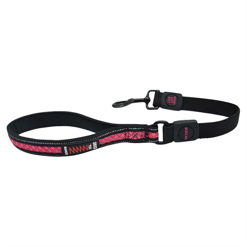 Scream Reflective Bungee Dog Lead 2.5 x 55cm