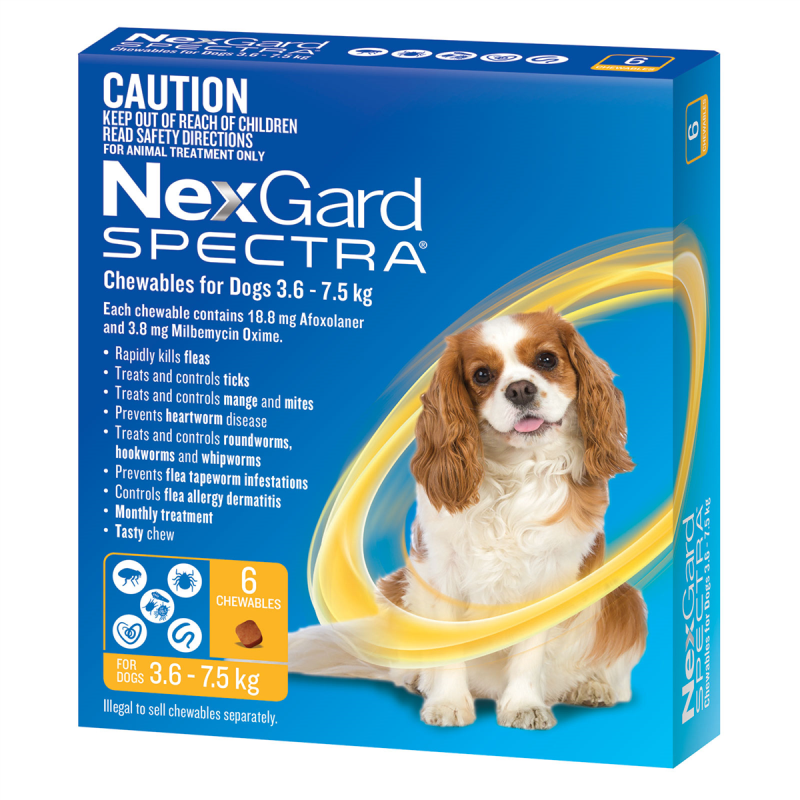 NexGard Spectra for Small Dogs (3.6-7.5kg)