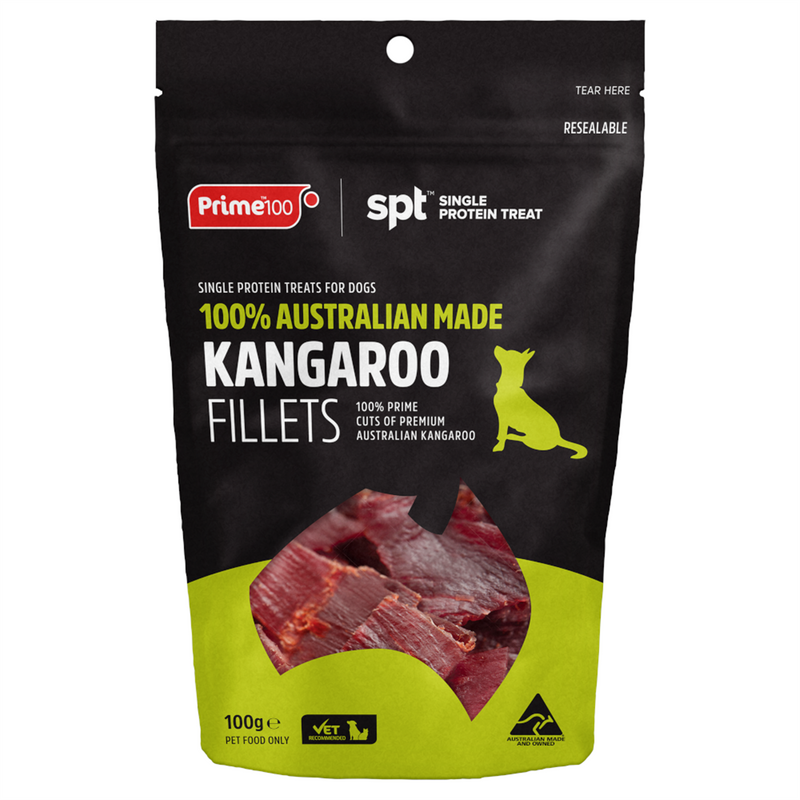 Prime100 Kangaroo Fillet Dog Treats