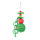 Kazoo Christmas Wicker Balls with Rings