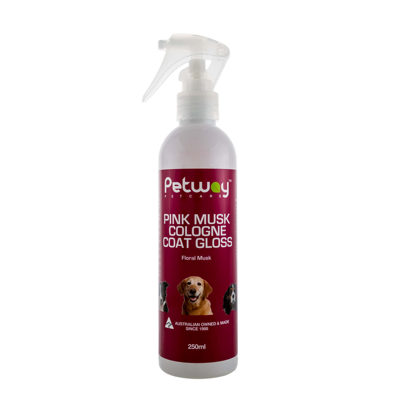 Petway Pink Musk Cologne Coat Gloss for Dogs