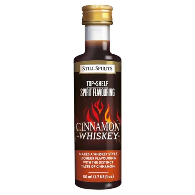 Still Spirits Top Shelf Cinnamon Whiskey Spirit Flavouring 50ml