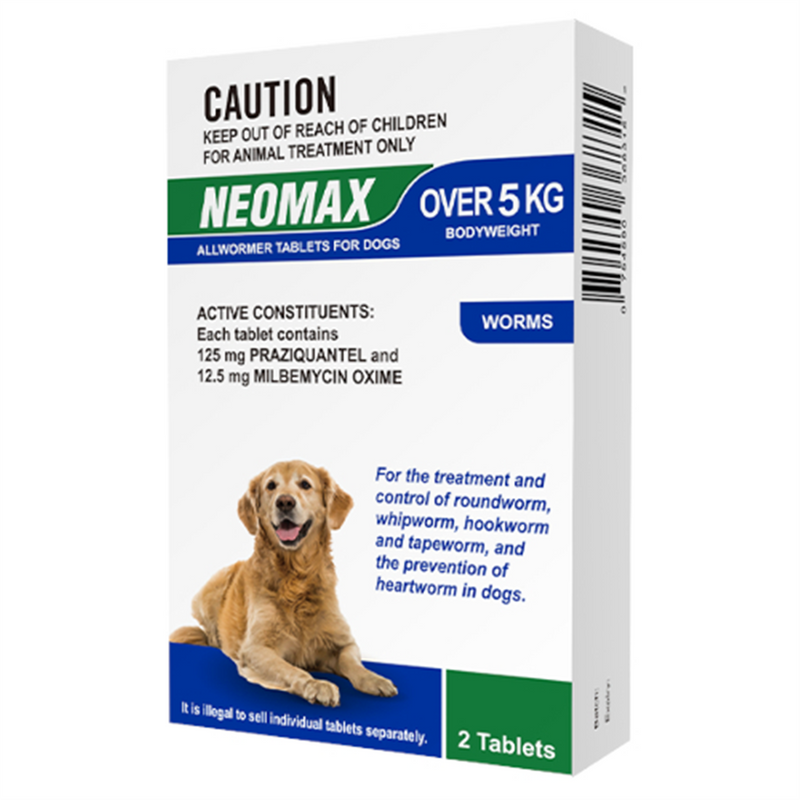 Neomax Allwormer for Dogs (over 5kg)