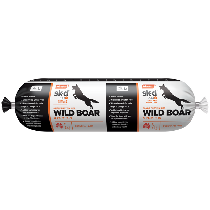 Prime100 Wild Boar & Pumpkin Roll Dog Food