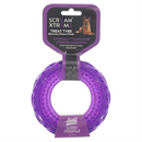SCREAM Xtreme Treat Tyre Dog Toy Purple