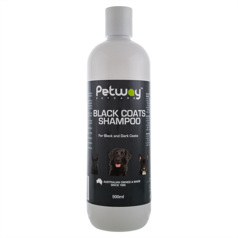 Petway Black Coat Dog Shampoo