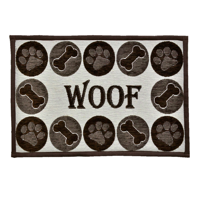 Bella Woof Chenille Fashion Dog Mat