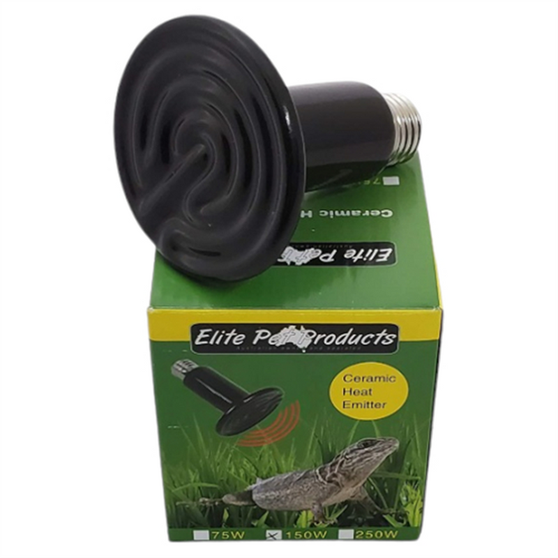 Elite Black Ceramic Heat Emitter