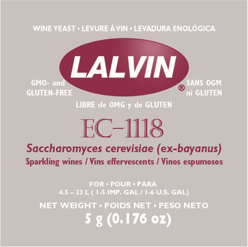 Lalvin Yeast EC1118 5g