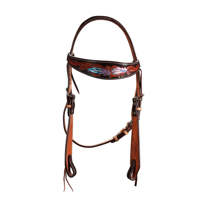 Fort Worth Pink Apache Horse Headstall