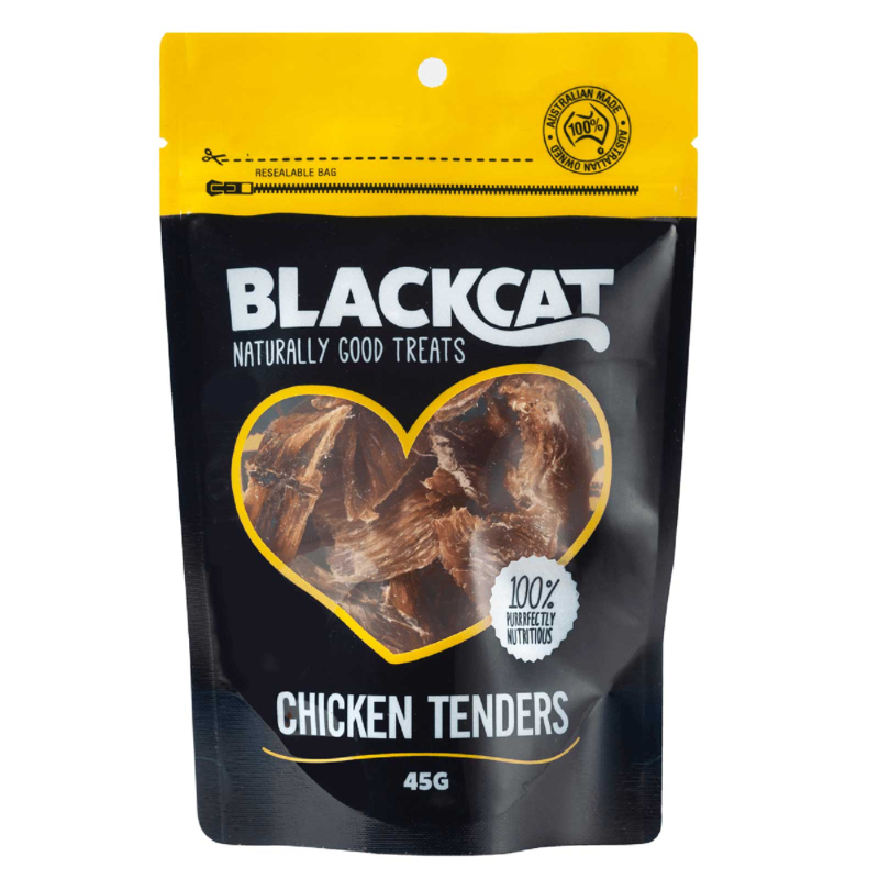 Blackcat Chicken Tenders Cat Treats 45g