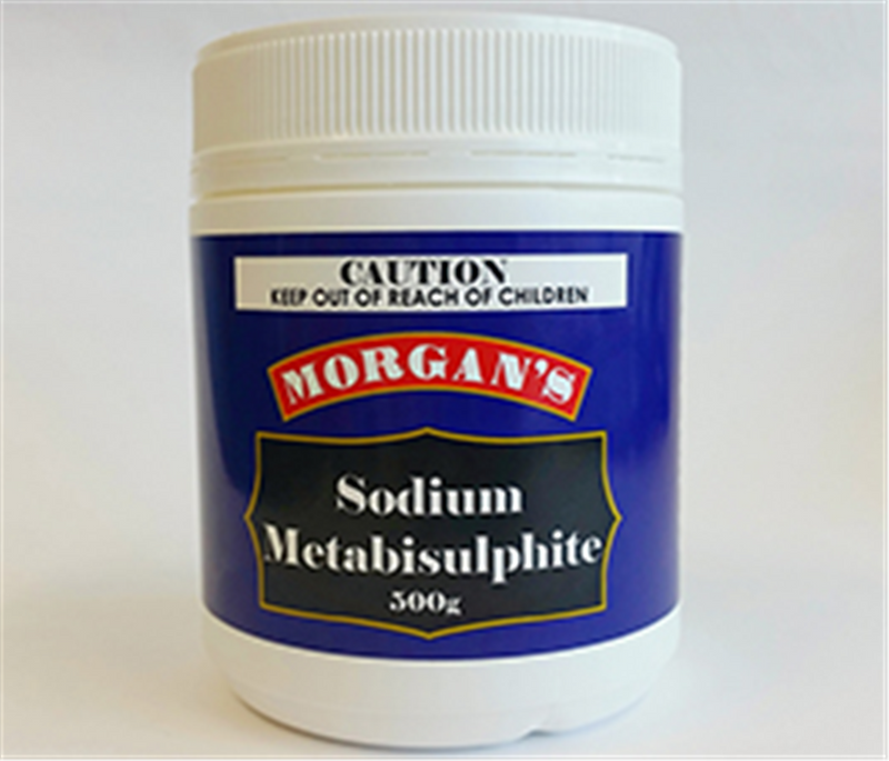 Morgan's Sodium Metabisulphite 500g