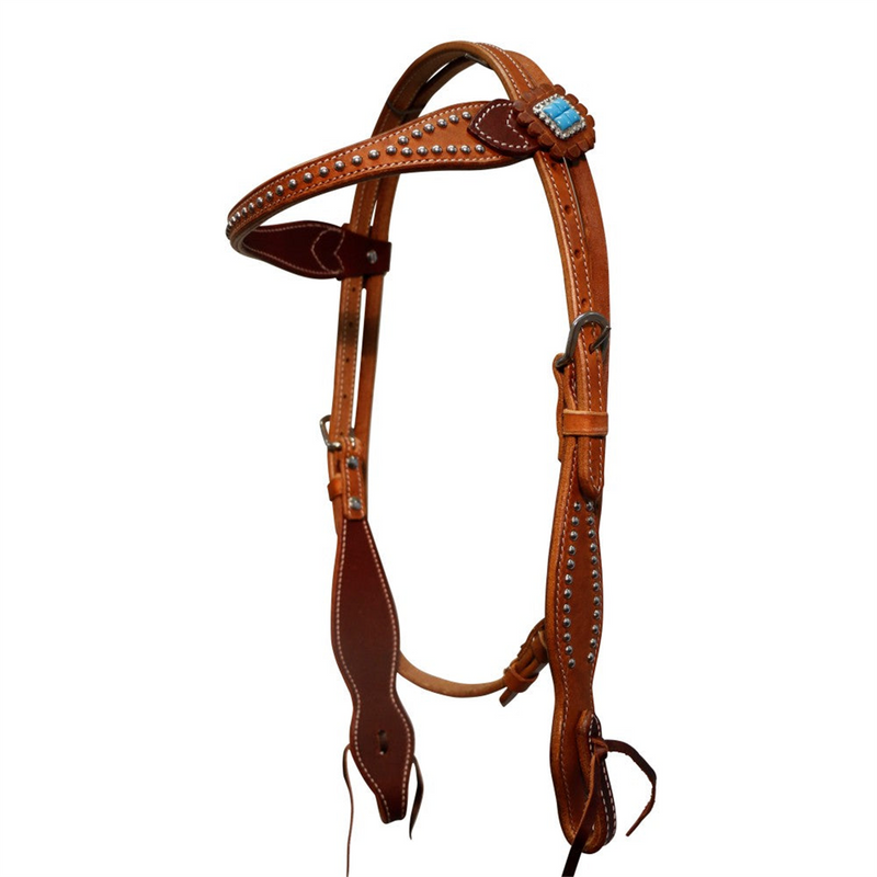 Fort Worth Turquoise Jewel Headstall