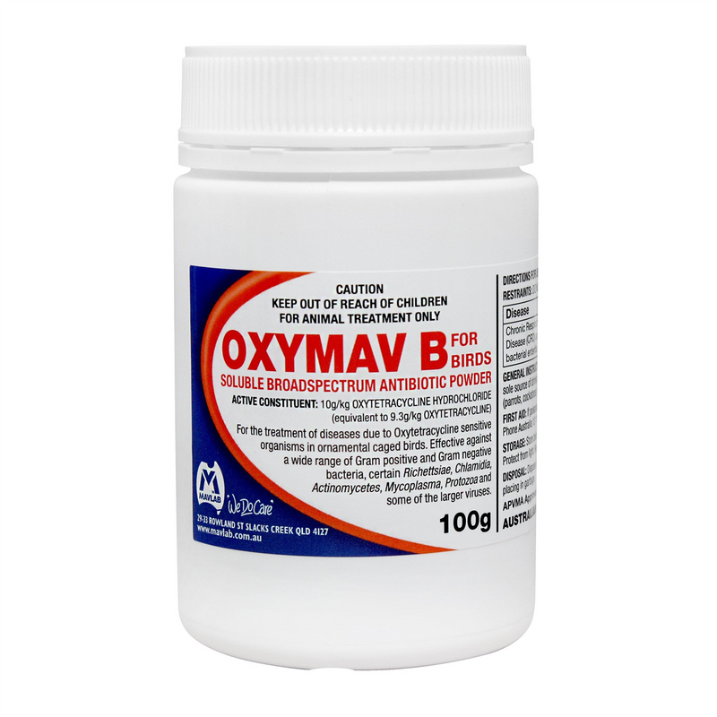 Oxymav B Powder for Birds 100g