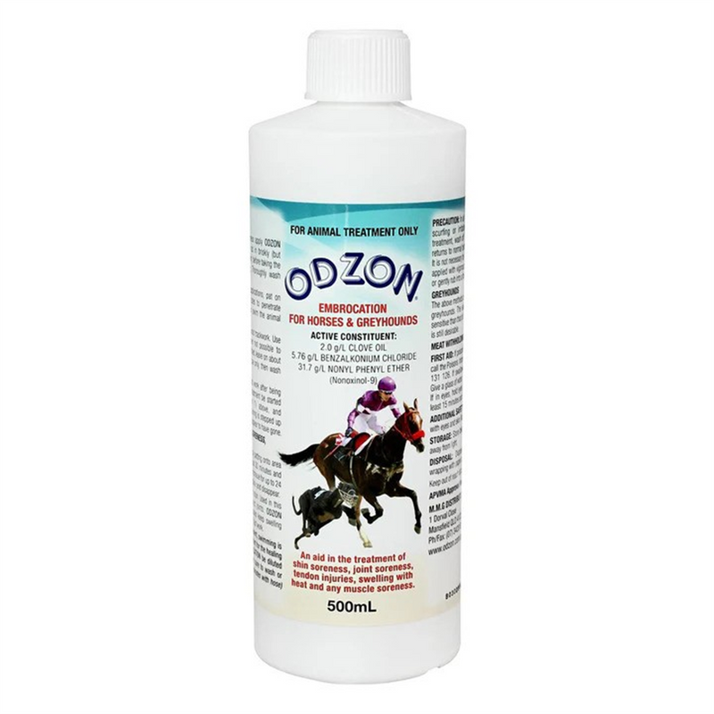 Odzon Embrocation for Horses & Greyhounds 500ml