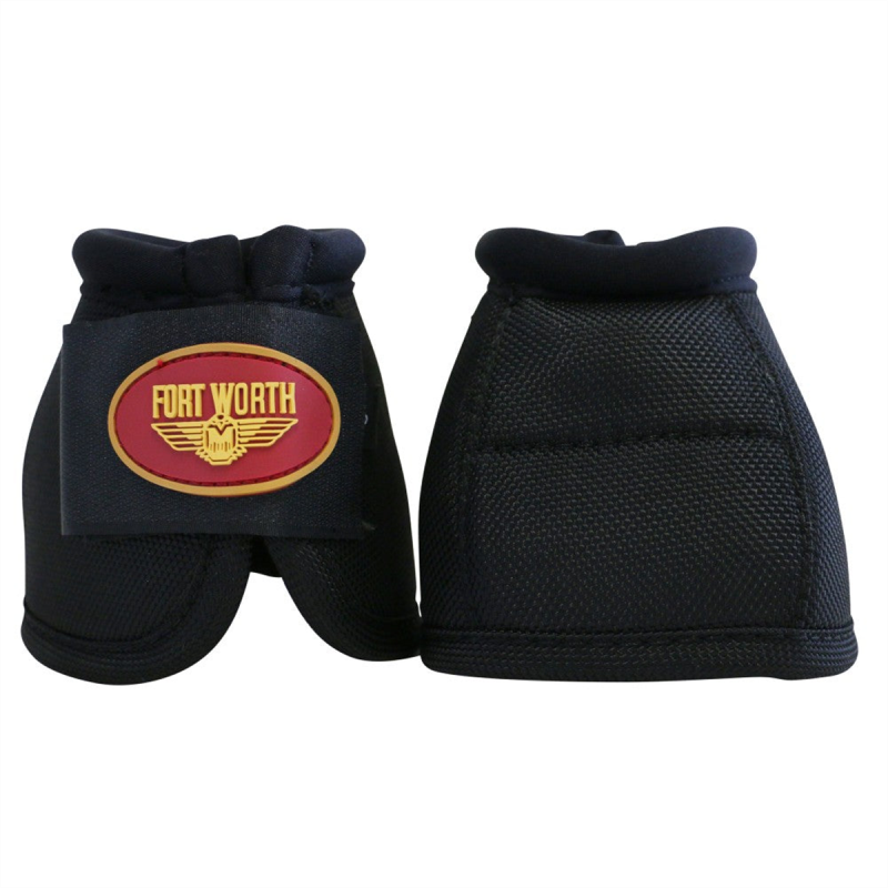 Fort Worth Ballistic No-Turn Bell Boots Black 2pk