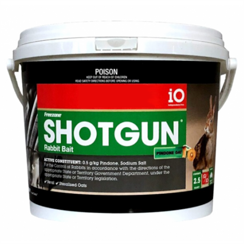 iO Shotgun Oatbait Pindone Rabbit Bait