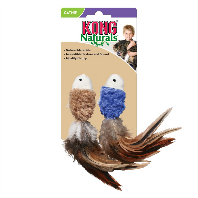 KONG Naturals Crinkle Fish Cat Toy