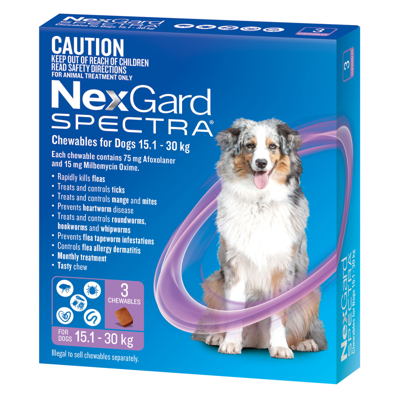 NexGard Spectra for Large Dogs (15.1-30kg)