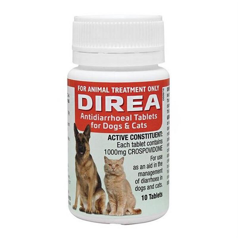 Direa Anti-Diarrhoeal Tablets for Dogs & Cats 10pk