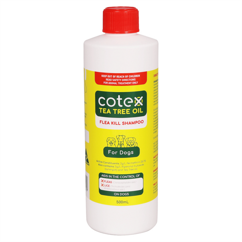 Cotex Tea Tree Oil Flea Kill Shampoo for Dogs