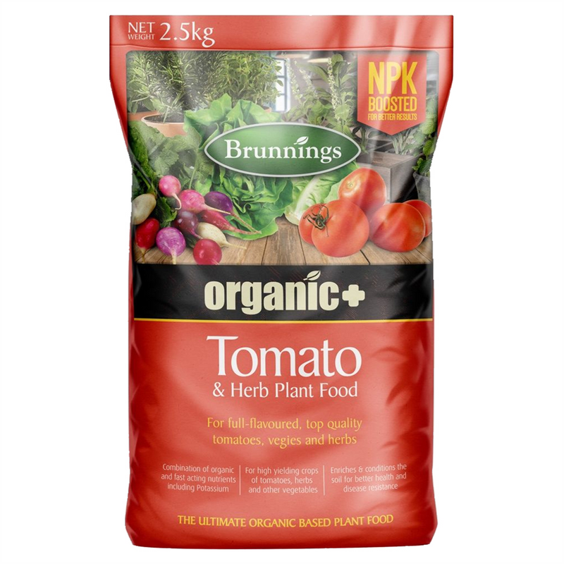 Brunnings Organic+ Tomato & Herb Plant Food 2.5kg