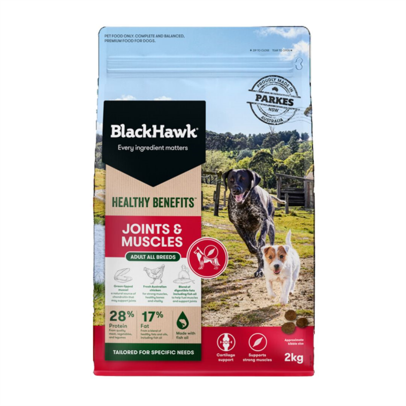 Black Hawk Healthy Benefits Joints & Muscles Dog Food