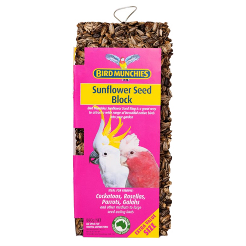 Bird Munchies Sunflower Seed Block Bird Treat