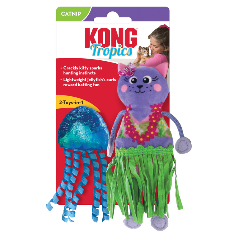 KONG Tropics Hula Cat Toy