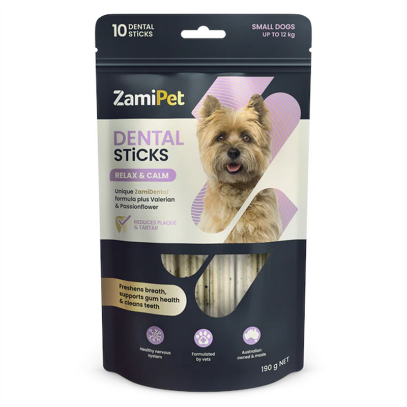 ZamiPet Dental Sticks Relax & Calm for Small Dogs
