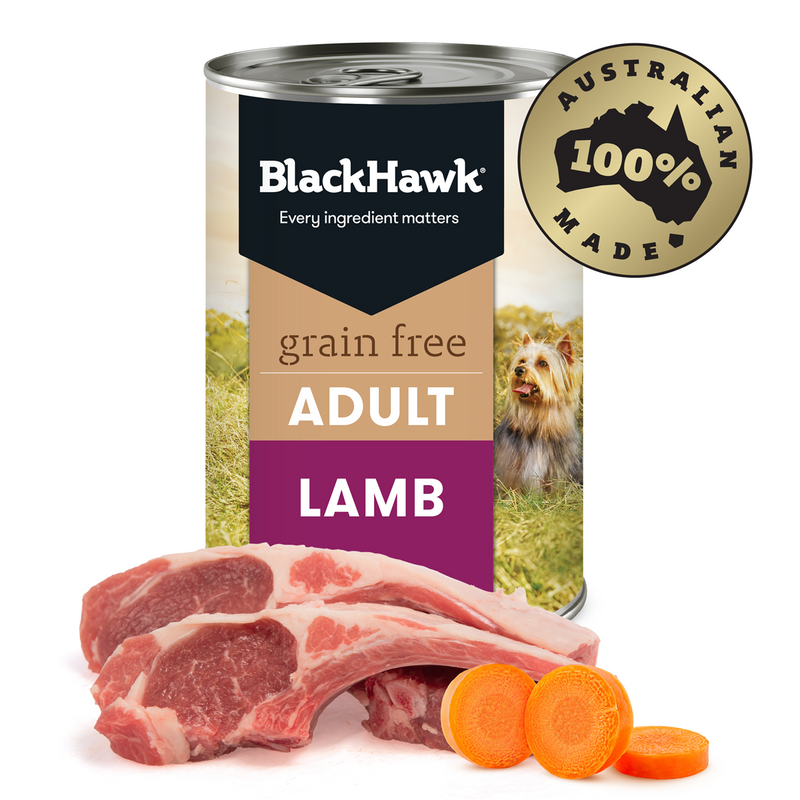 Black Hawk Grain Free Lamb Dog Food 400g