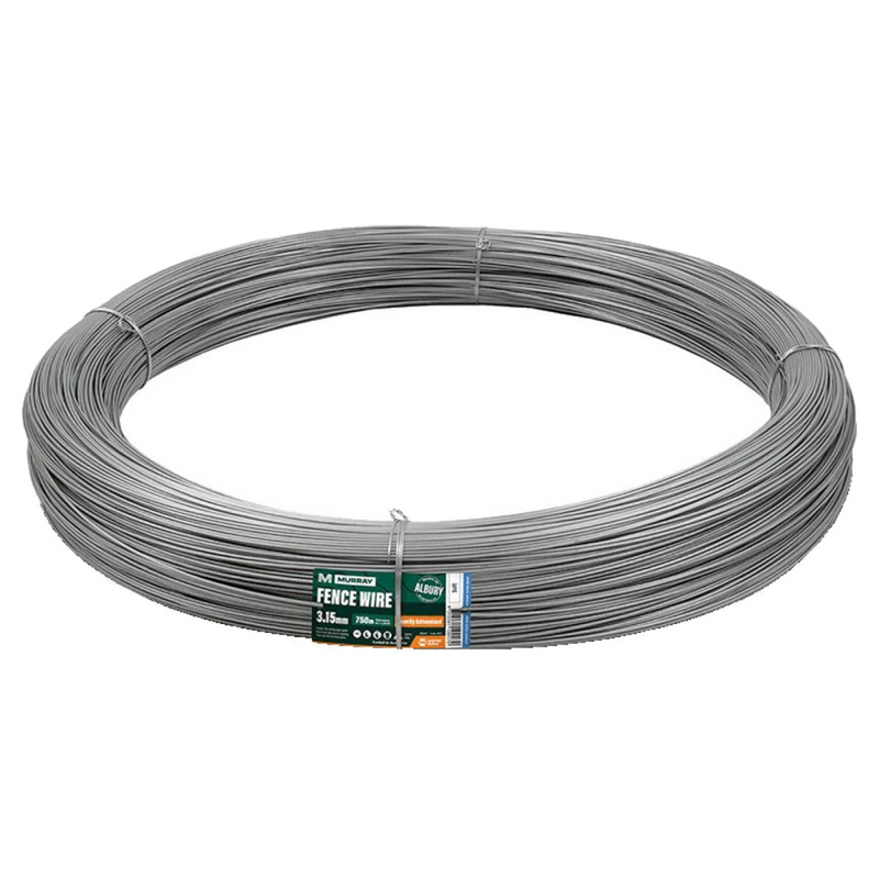 Murray Heavily Galvanised Fence Wire Soft 3.15mm x 750m