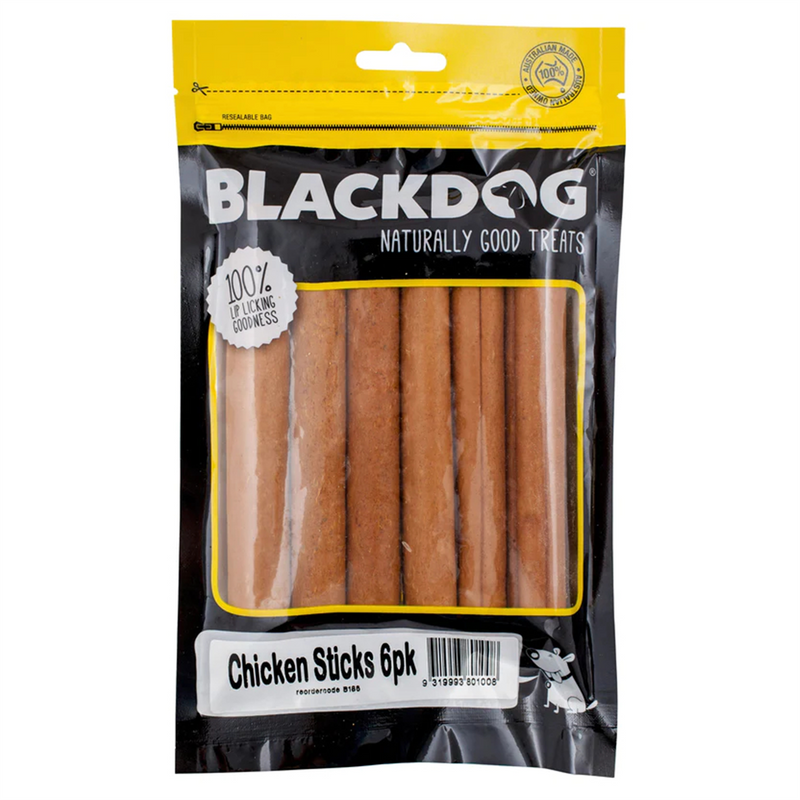 Blackdog Chicken Liver Stick Dog Treats 6pk