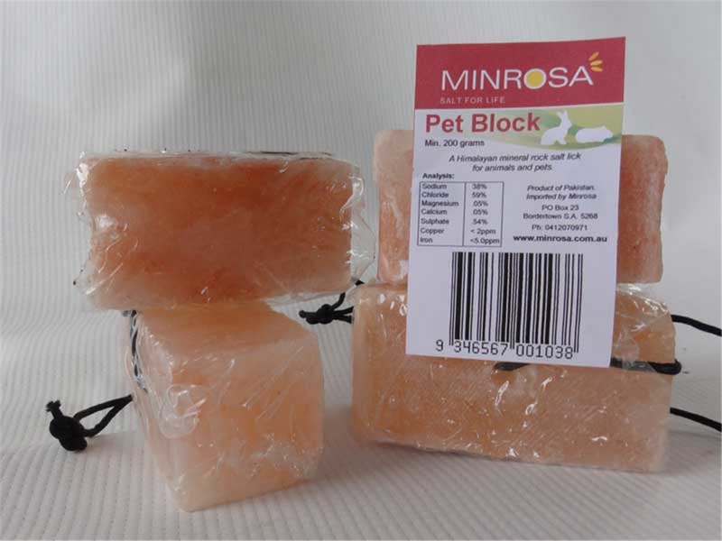 Minrosa Salt Block for Pets
