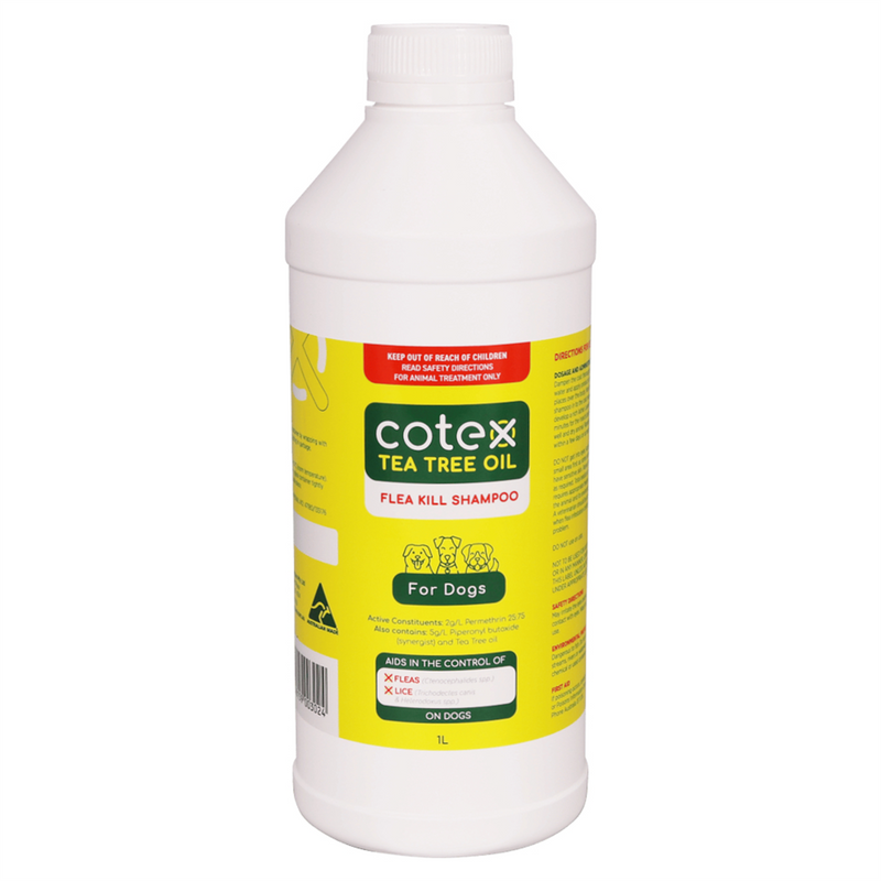 Cotex Tea Tree Oil Flea Kill Shampoo for Dogs