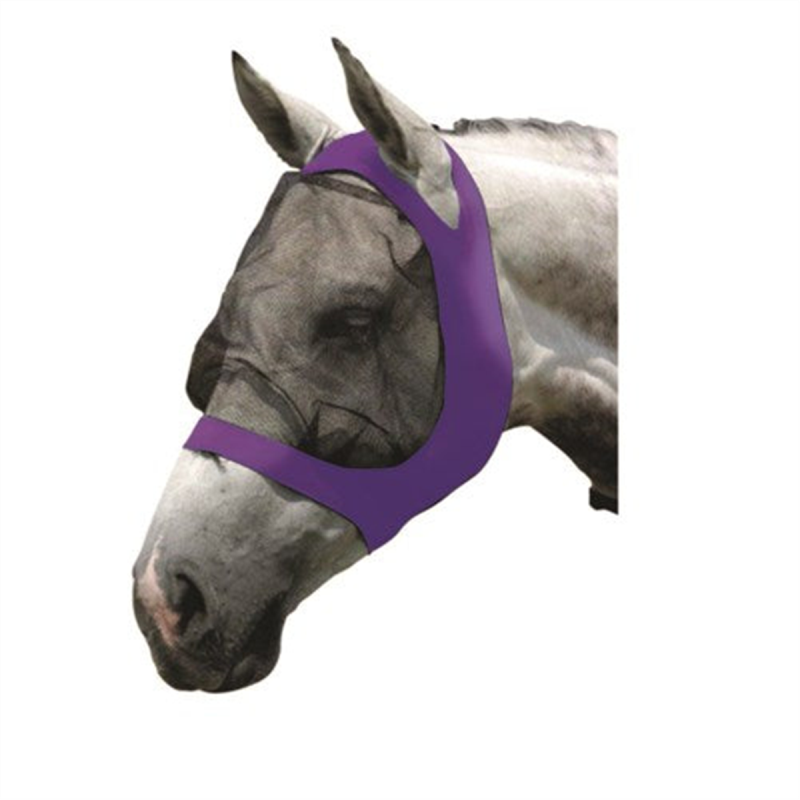 Kool Master Lycra Eye Saver Fly Mask Black/Purple