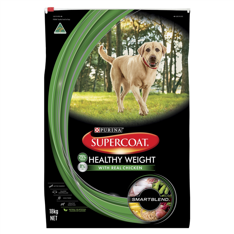 Supercoat Adult Healthy Weight Dog Food 18kg