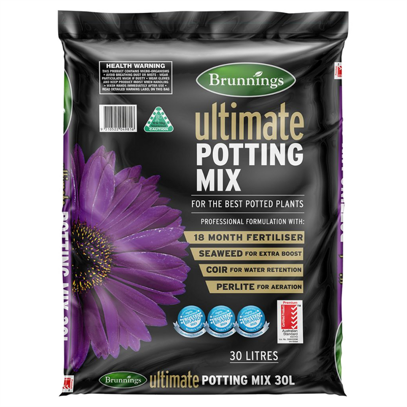 Brunnings Ultimate Potting Mix 30L
