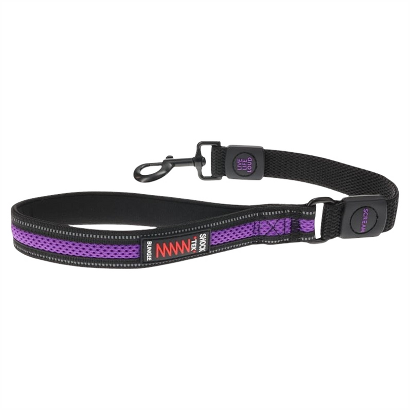 Scream Reflective Bungee Dog Lead 2.5 x 55cm