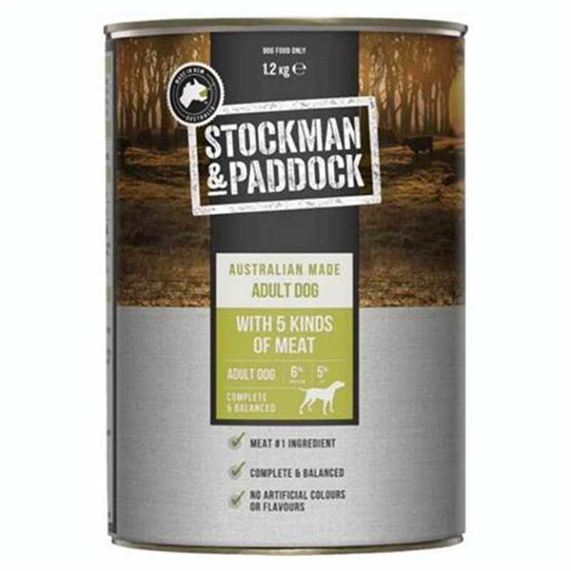 Stockman and Paddock 5 Meat Loaf Dog Food