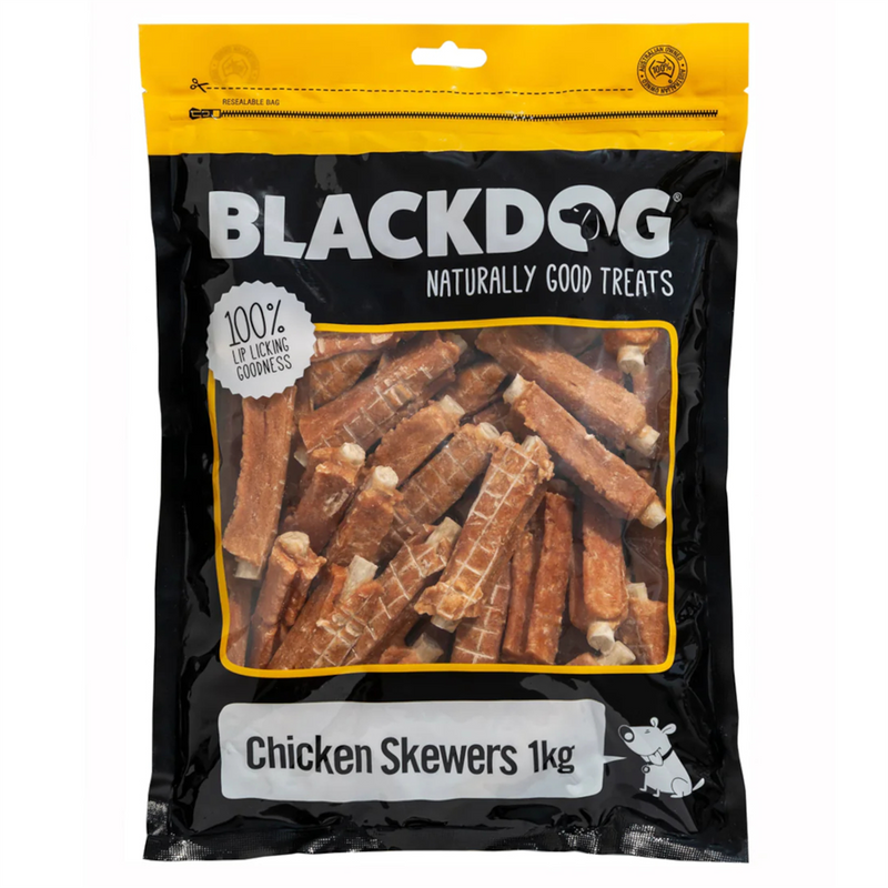 Blackdog Chicken Skewer Dog Treats