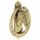 STC Brass Horsehead and Shoe Doorknocker